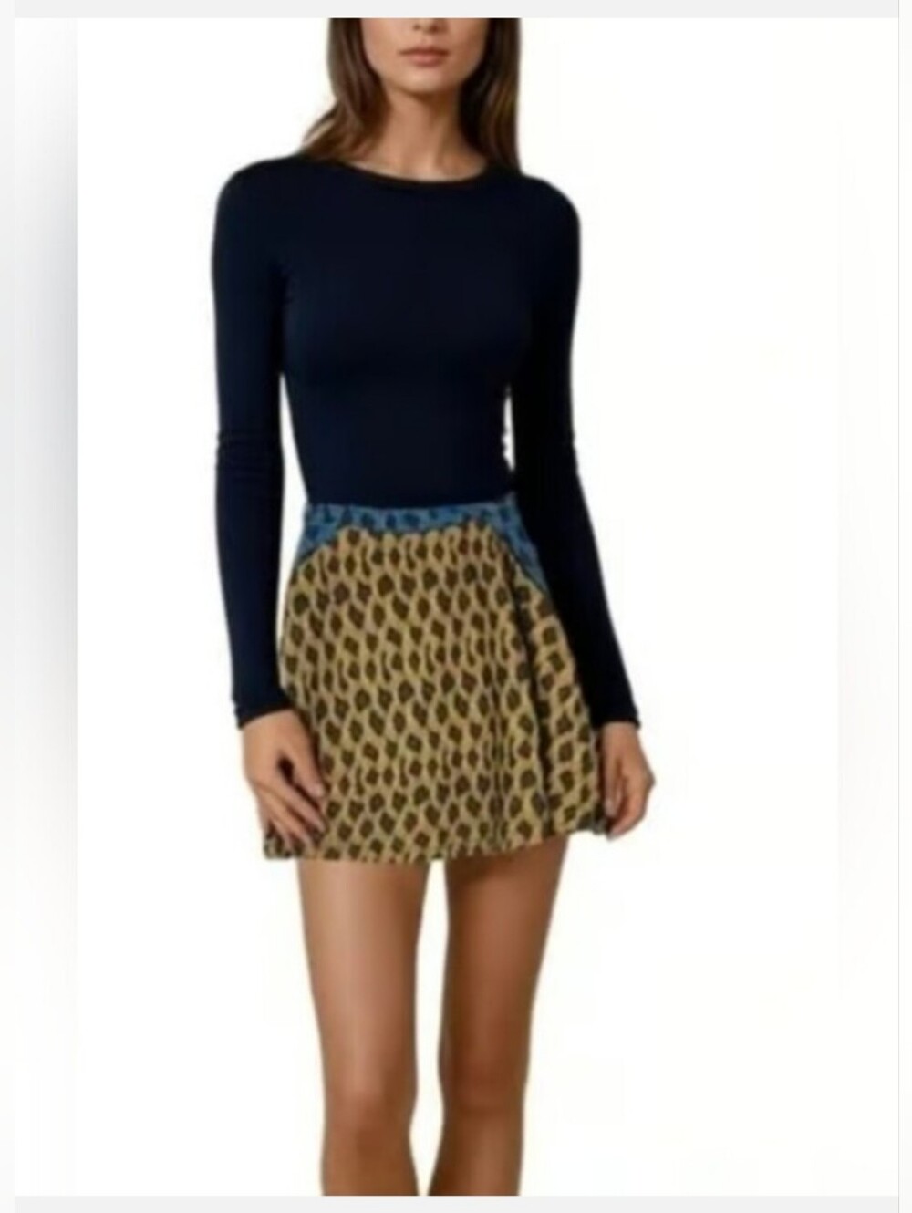 NWOT! REVOLVE Fall English Rose Marigold Yellow Glam Women's Mini Skirt Small